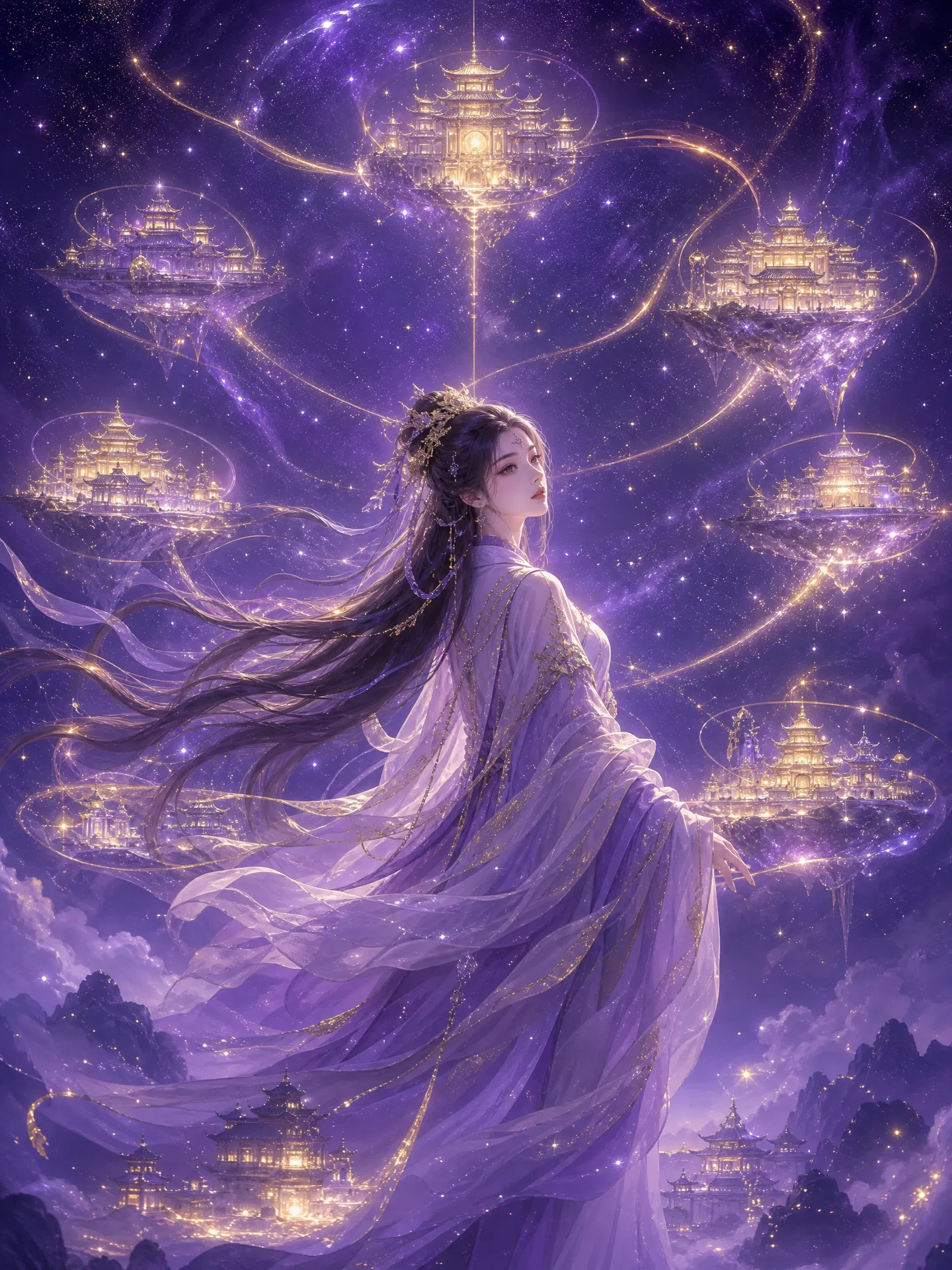 仙侠古言网文IP《九重星阙》封面